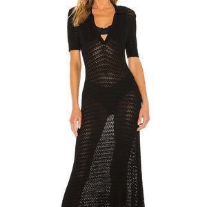 Devon Windsor Knitted Black Nola Dress